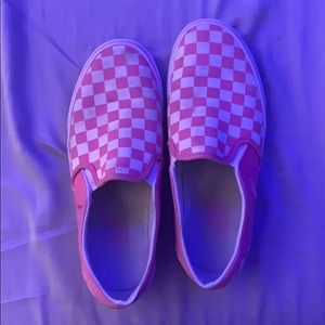 pink slide on vans